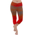 Crimson Skys Lightweight Velour Capri Yoga Leggings