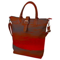 Buckle Top Tote Bag 