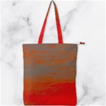 Crimson Skys Double Zip Up Tote Bag