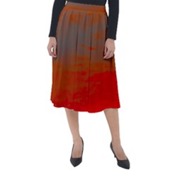 Classic Velour Midi Skirt  