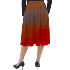 Classic Velour Midi Skirt  