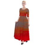 Crimson Skys Half Sleeves Maxi Dress