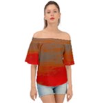 Crimson Skys Off Shoulder Short Sleeve Top