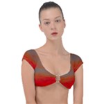 Crimson Skys Cap Sleeve Ring Bikini Top