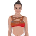 Crimson Skys Bandaged Up Bikini Top