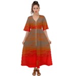 Crimson Skys Kimono Sleeve Boho Dress