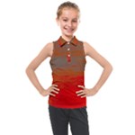 Crimson Skys Kids  Sleeveless Polo T-Shirt