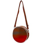 Crimson Skys Crossbody Circle Bag