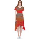 Crimson Skys High Low Boho Dress