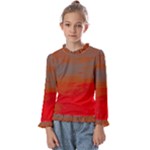 Crimson Skys Kids  Frill Detail T-Shirt