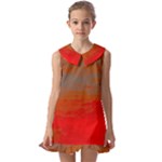 Crimson Skys Kids  Pilgrim Collar Ruffle Hem Dress