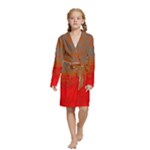 Crimson Skys Kids  Long Sleeve Velvet Lounge Robe