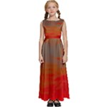 Crimson Skys Kids  Satin Sleeveless Maxi Dress