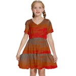 Crimson Skys Kids  Short Sleeve Tiered Mini Dress