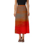 Crimson Skys Classic Midi Chiffon Skirt