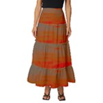 Crimson Skys Tiered Ruffle Maxi Skirt