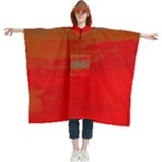 Crimson Skys Women s Hooded Rain Ponchos