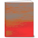 Crimson Skys 8  x 10  Softcover Notebook