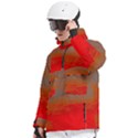 Men s Pullover Zip Ski and Snowboard Waterproof Breathable Jacket 