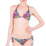 Cabbage Flower Abstract Classic Bikini Set