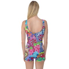 One Piece Boyleg Swimsuit 