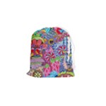 Cabbage Flower Abstract Drawstring Pouch (Small)