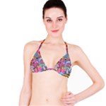 Cabbage Flower Abstract Classic Bikini Top