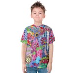 Cabbage Flower Abstract Kids  Cotton T-Shirt