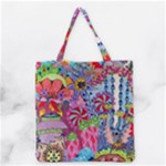 Cabbage Flower Abstract Grocery Tote Bag