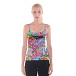 Cabbage Flower Abstract Spaghetti Strap Top