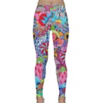 Cabbage Flower Abstract Classic Yoga Leggings