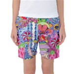 Cabbage Flower Abstract Women s Basketball Shorts