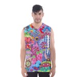 Cabbage Flower Abstract Men s Basketball Tank Top