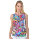 Cabbage Flower Abstract Women s Basketball Tank Top