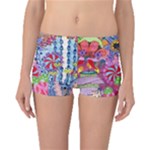 Cabbage Flower Abstract Boyleg Bikini Bottoms