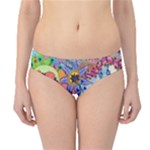 Cabbage Flower Abstract Hipster Bikini Bottoms