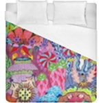 Cabbage Flower Abstract Duvet Cover (King Size)