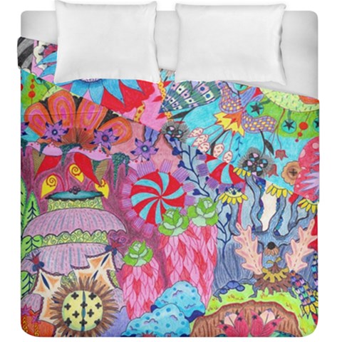 Cabbage Flower Abstract Duvet Cover Double Side (King Size) from ArtsNow.com