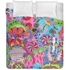 Cabbage Flower Abstract Duvet Cover Double Side (California King Size) from ArtsNow.com