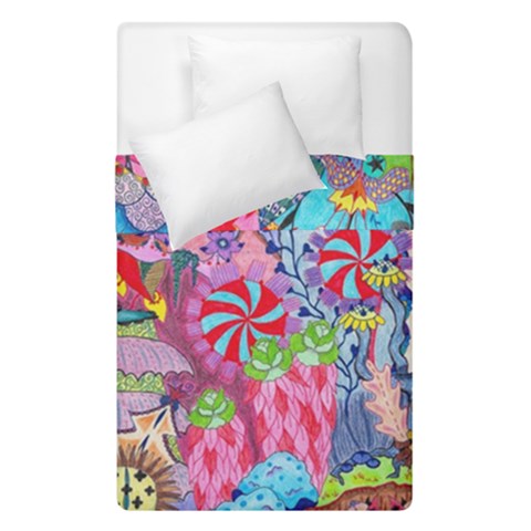 Cabbage Flower Abstract Duvet Cover Double Side (Single Size) from ArtsNow.com