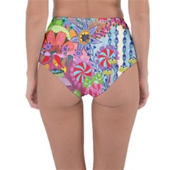 Reversible High-Waist Bikini Bottoms 