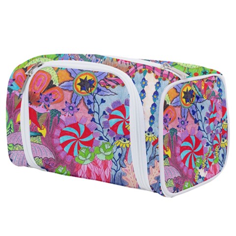 Cabbage Flower Abstract Toiletries Pouch from ArtsNow.com