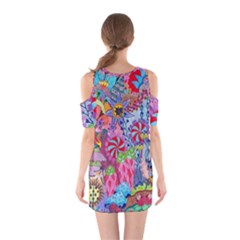 Shoulder Cutout One Piece Dress 