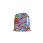 Cabbage Flower Abstract Drawstring Pouch (XS)