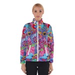 Cabbage Flower Abstract Women s Bomber Jacket