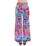 Cabbage Flower Abstract So Vintage Palazzo Pants