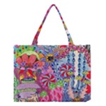 Cabbage Flower Abstract Medium Tote Bag