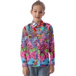 Cabbage Flower Abstract Kids  Long Sleeve Shirt