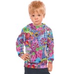 Cabbage Flower Abstract Kids  Hooded Pullover