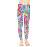 Cabbage Flower Abstract Kids  Leggings